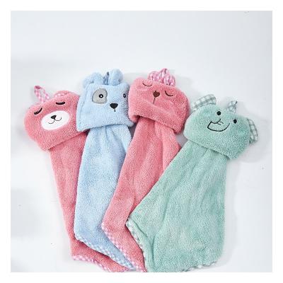 China Stuffed Cute Animal Dry Fabric Cartoon Pattern Polyamide And Polyester Microfiber Stocked for sale