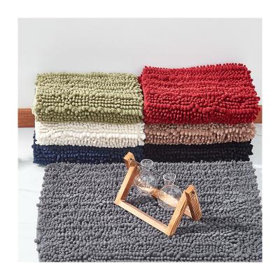 China Washable Made In China Fashion Modern Style Chenille Thick Warm Soft Non Slip Striped Living Room Rug for sale