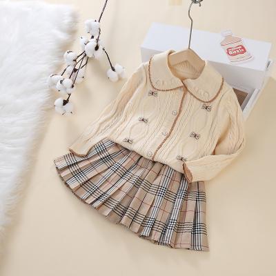 China New fashion girls baby cardigan anti-shrink simple thin section knitted baby sweater cardigan for sale