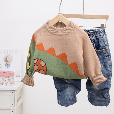 China Boys autumn and winter children's sweaters anti-shrinkage pattern 2022 new spring and autumn baby sweater Clothes Cartoon Knit Sweater for sale