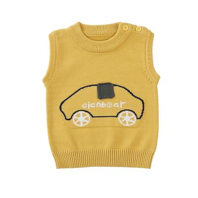 China Casual Anti-Shrink Boutique Knit Sweater Vest Baby Boy Clothes Babies' Sweaters for sale