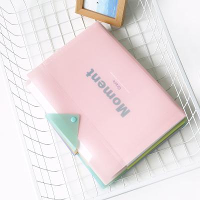 China A4 PP Waterproof Colorful Warm Plastic Pocket Folder Expanding Organizer Filling Folder for School Supplies for sale