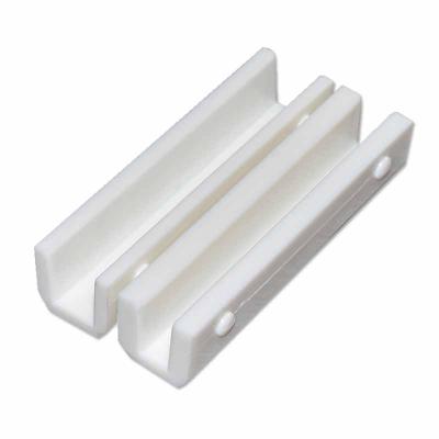 China Industrial L24 Car Elevator Car Guide Rail Slide Guide Shoe Heavy White Nylon Liner DX4 Length 140 for sale