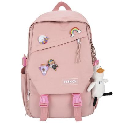 China Other cute girls back to school girls and boys 2021 stylish casual school backpack bookbag for sale