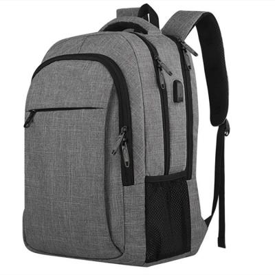 China With USB Men Briefcase Notebook Bags Business Laptop Backpack Anti-theft Gray Filling Computer for sale