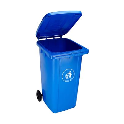 China Cheap Hot Selling Sustainable Plastic Waste Bin Outdoor Garbage Bin Wheeled Recycle Bin for sale