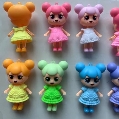 China Cartoon Toy 10CM Doll Part Accessory Doll Plastic Doll for sale