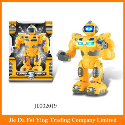 China BO Robot Battery Operated Toy Robot Swing Walking Robot With Ligth And Sound for sale