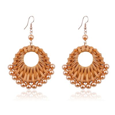 China Eco-friendly pearl name low price bamboo pearl earring with best quality for sale