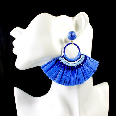 China Fashion Environmental Friendly Hot Tassel Earrings Handmade Jewelry Ear Accessories For Women for sale