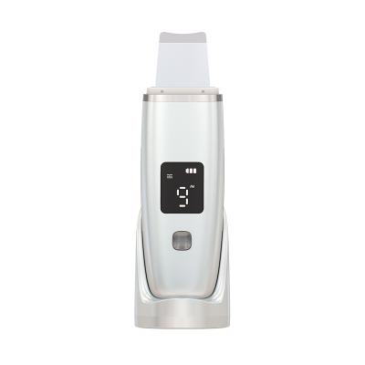 China Wholesale OEM DEEP CLEANING With Water Ultrasonic Exfoliator Face Skin Scrubber for sale