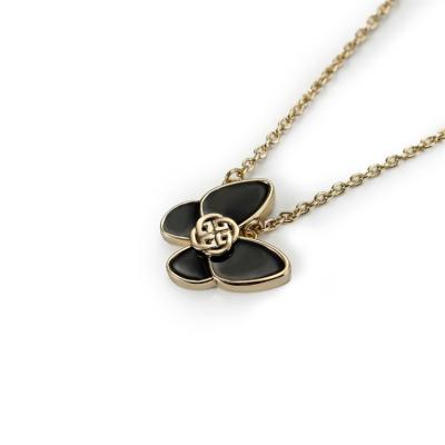 China Factory Made Vintage Jewelry Findings Gold Chain Necklace Stainless Steel Butterfly Necklace for sale