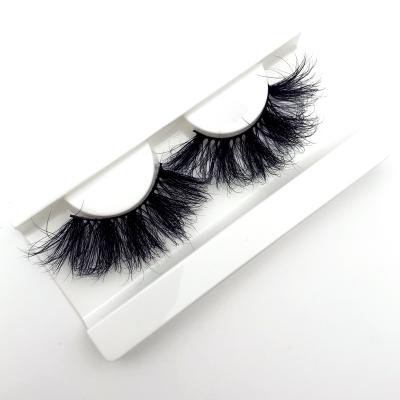 China Mink Wholesale 3D Mink Eyelash Lashes Vendors Customized fluffy boxes full strip 3d eyelashes 25mm Mink Lashes for Christmas for sale