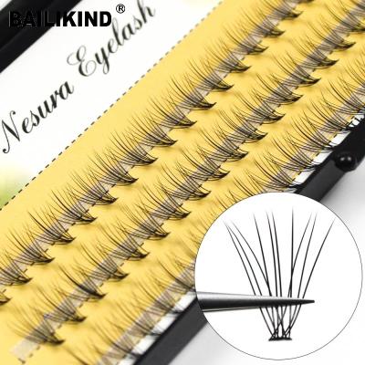 China Barbie Doll 3D 10D Natural Korean Premade Long Fans Grafting Lashes Wholesale Mink Lashes for sale