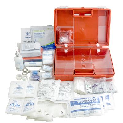 China First Aid Customized Medical First Aid Equipment Plastic Case DIN13169 First Aid Kit For Workshop for sale