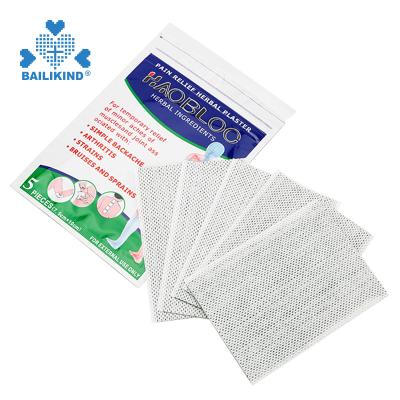 China Chinese Herbal Percutaneous Porous Topical Patch Pain Relief Plaster 7.5cm*10cm/piece for sale