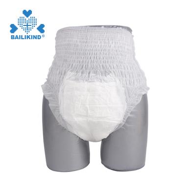 China Printed Disposable Belt Adult Diaper/Lala Adult Pants Pull Up Panties For Adult Incontinence for sale