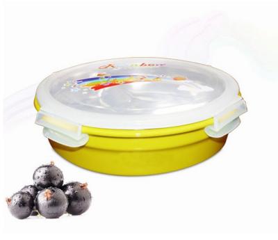 China Freshness Preservation Wholesale Cool Insulated Stainless Steel Lunch Box Insulated Circular Lunch Box With Heating for sale