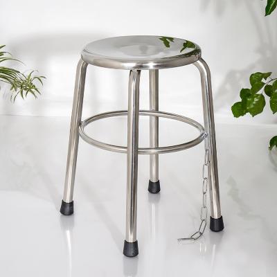 China Simple Cheap Wholesale Price Stainless Steel Metal Dining Chair Stools Vintage Bar Stool for sale