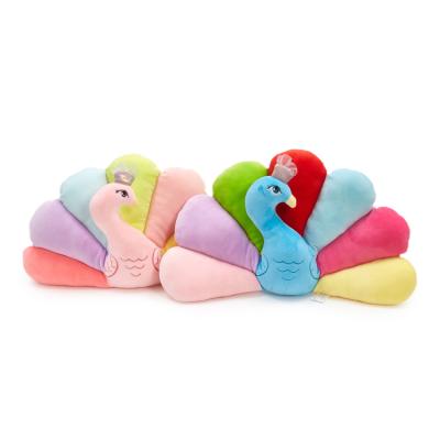 China Cute Doll Wonderful Cute Bird Plush Toy Customized Stuffed Peacock Plush Toy for sale