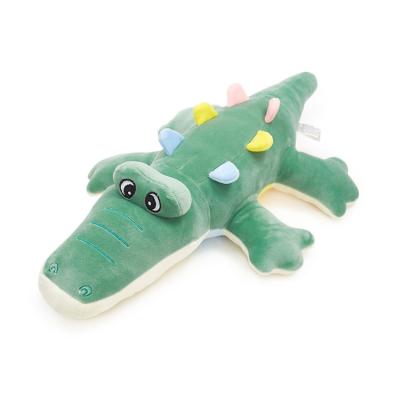 China Cute Doll Cartoon Animal Big Crocodile Plush Stuffed Toy Baby Pillow Toy For Kids for sale