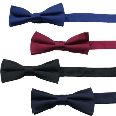 China Sweet Cheap Hot Sale Good Quality Black Bowties Bow Tie For Men for sale