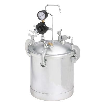 China Paint Spray Gun 2 Gallon - (8 Liter) Pressure Pot Paint Tank with Regulator Pressure Gauge for Large Volume Paint and Autobody for sale