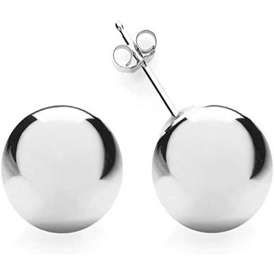 China Fashionable High Quality Sterling Silver Earring Stainless Polished Pearl Earring For Women for sale