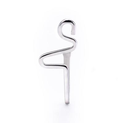 China Fashion Environmental Friendly Jewelry No Piercing Snake Face Nose Ring Stainless Steel Nose Ring For Unisex for sale