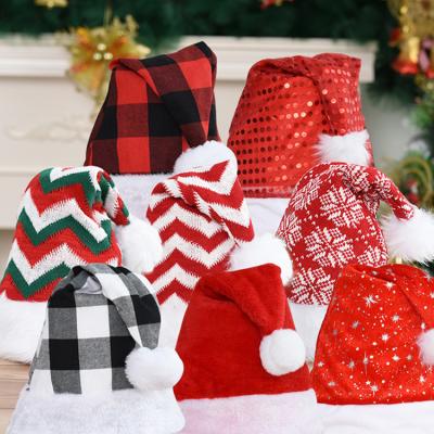 China JOINT Hot Sale Multi Style Christmas Hat For Kids Christmas Carnival Party Merry Christmas Santa Hat Unisex Hat for sale