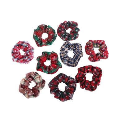 China Christmas Colorful Hair Tie Ponytail Holder Hair Accessories Halloween Scrunchy Soft Elastic Soft Hair Tie for sale