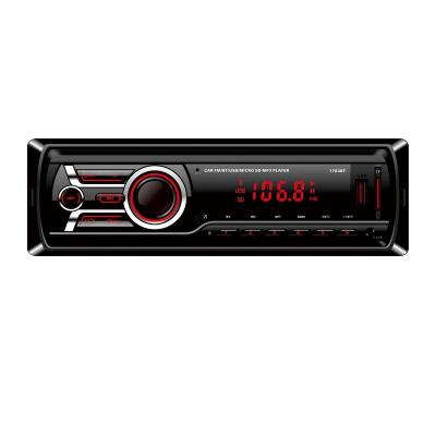 China Car Radio 1 Universal Din Stereo Auxin Fm Receiver SD LED Display Car Stereo Mp3 Player For Car for sale