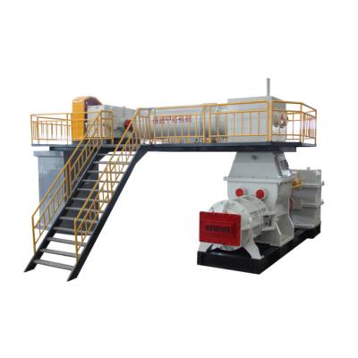 China Building Material Stores Vacuum Extruder For Clay Brick Making Machine Cavity Brick Production Line JKY120 for sale