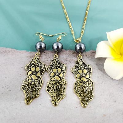 China Fashion Polynesian Tribal Jewelry Set Hawaiian Bead Jewelry Set for sale