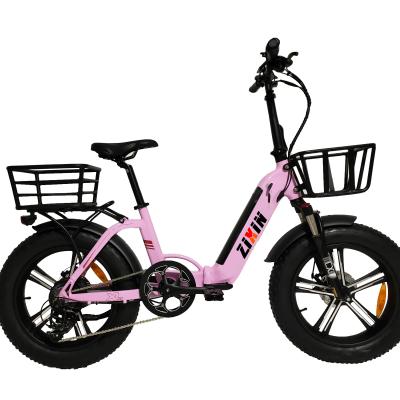 China Aluminum alloy urban electric bicycle city ebike 48V 500W rear motor for sale