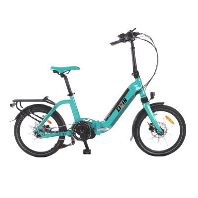 China Aluminum Alloy 36V 250W Rear Motor Foldable Urban Electric Bicycle City Ebike for sale