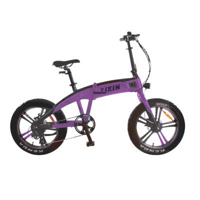 China Aluminum alloy folding electric bike 20 inch hub motor aluminum alloy rear frame for sale