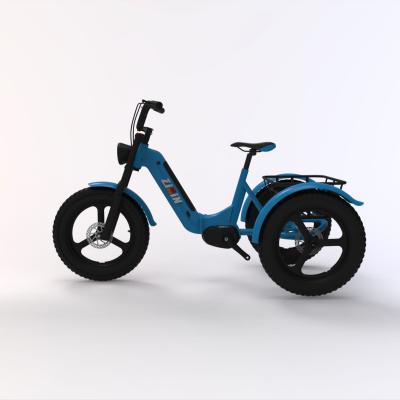 China Electric Tricycle Adults Tricycle 3 Wheels 250W/500W/750W Hot Selling Aluminum Alloy Wholesale Tire for sale