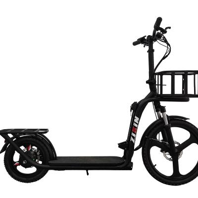 China Unisex Electric Bike Scooter With Basket 36V 15Ah Controller 36V 250W Silent Rear Motor for sale