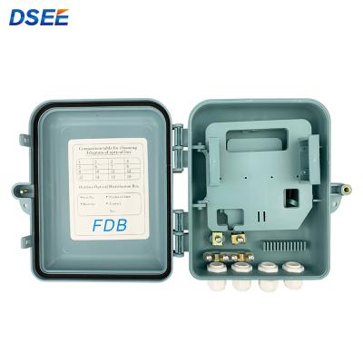 China FTTH Network Fiber Distribution Box Fiber Optic Equipment Terminal Box Fiber Optic Terminal Box FTTB FTTX FDB FTTH for sale