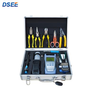 China Empty fiber optic toolbox ftth special tool kit network bag fiber optic toolbox/FTTH low price toolbox fiber bundle for sale