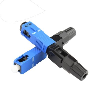 China Embedded Type FTTH Fiber Optic Equipment FTTH Fiber Optic Quick Connector Multi Mode Fast Connector SC UPC SC LC Fast Connector for sale