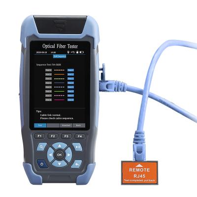 China FTTH 1310nm/1550nm/1625nm mini exfo otdr price of mini otdr tester with power meter and vfl fiber optic tools for sale