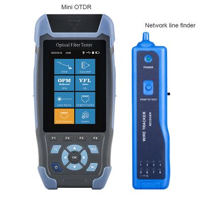 China Multifunctional FTTH mini OTDR fiber optic tester with optical power meter OPM VFL light source for sale