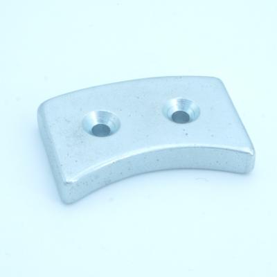 China NdFeB permanent magnet Zn Coating  shape custom magnet with hole sintered for sale