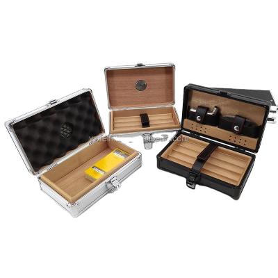 China 2021 Plastic New Designed Cigar Travel Humidor Manufacturer Wholesale Solid Cigar Box Cigar Humidor for sale