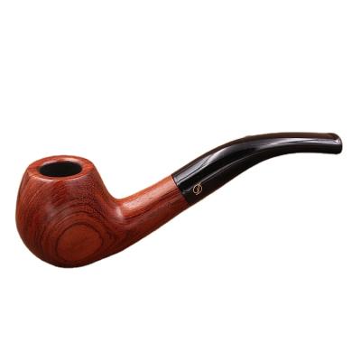 China Minimalist Wholesale Hot Selling Porcelain Tobacco Smoke Wooden Smoking Pipe Pipa For Women Men Weed Pipe for sale