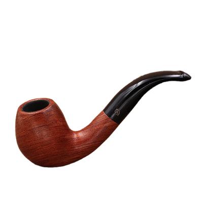 China Nature Minimalist Handmade Tobacco Traditional Style Porcelain Wooden Smoking Pipe With Accessories Smoking Classic Tobacco Pipe for sale