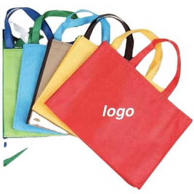 China Store Recyclable Wholesale High Quality Reusable Ood Customization Nonwoven Bag Packaging With Handle For Carrying And Wrapping Gifts for sale