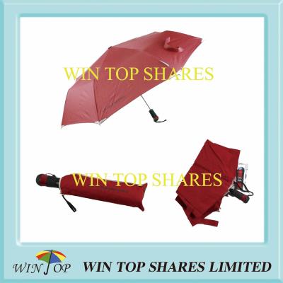 China LED Torch Light Flash Full Auto Foldable Umbrella(WTL121) for sale